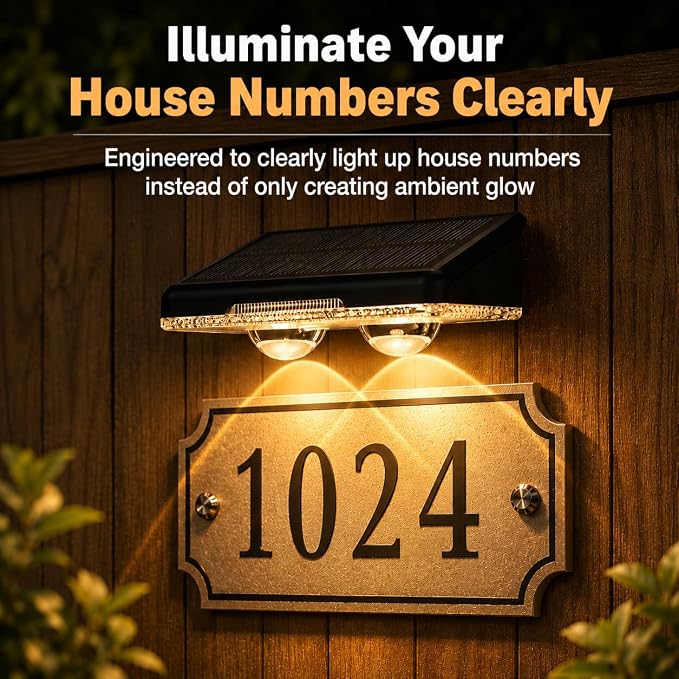 Solar Fence Lights Outdoor, 16 Pack, 3 Color Modes, IP65 Waterproof | Warm/Neutral/Cool White Fence Lights Solar Powered for Outside, Deck Lighting for Wall, Step, Patio, Pathway, Stairs