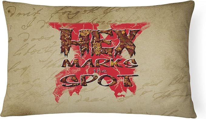 Caroline's Treasures SB3006PW1216 Hex Marks The spot Halloween Canvas Fabric Decorative Pillow 100% Machine Washable Pillow, Indoor or Outdoor Decorative Throw Pillow for Couch, Bed or Patio