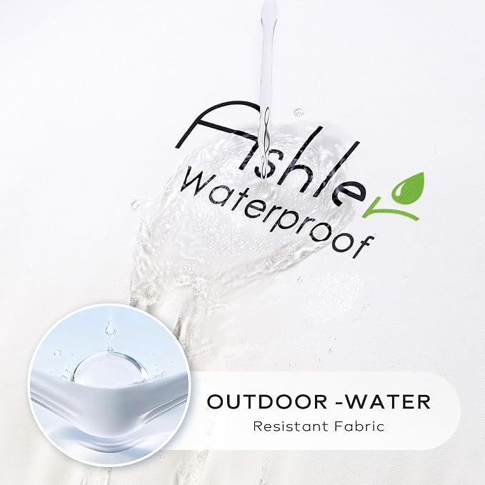 Ashler Outdoor Waterproof Pillow Inserts - 14 x 22 Pillow Inserts Set of 2, Water Resistant Patio Furniture Pillows Decorative for Garden, Hypoallergenic Lumbar Pillow for Sofa Couch