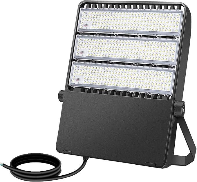 ledmo 360W LED Flood Light Super Bright 42000LM 5000K | Adjustable Mount Outdoor Stadium Lights LED Arena Lights Commercial Lighting Fixture for Garage,Yard