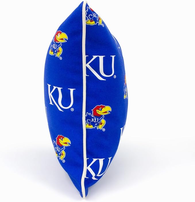 College Covers Kansas Jayhawks Outdoor Decorative Pair, Includes 2 Pillows