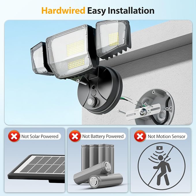 Onforu 90W Dusk to Dawn Outdoor Lighting,10000lm Flood Lights Outdoor,IP66 Waterproof Black LED Security Light with Photocell,6500k Daylight 4 Adjustable Heads Exterior Light Fixture for Yard,Garden