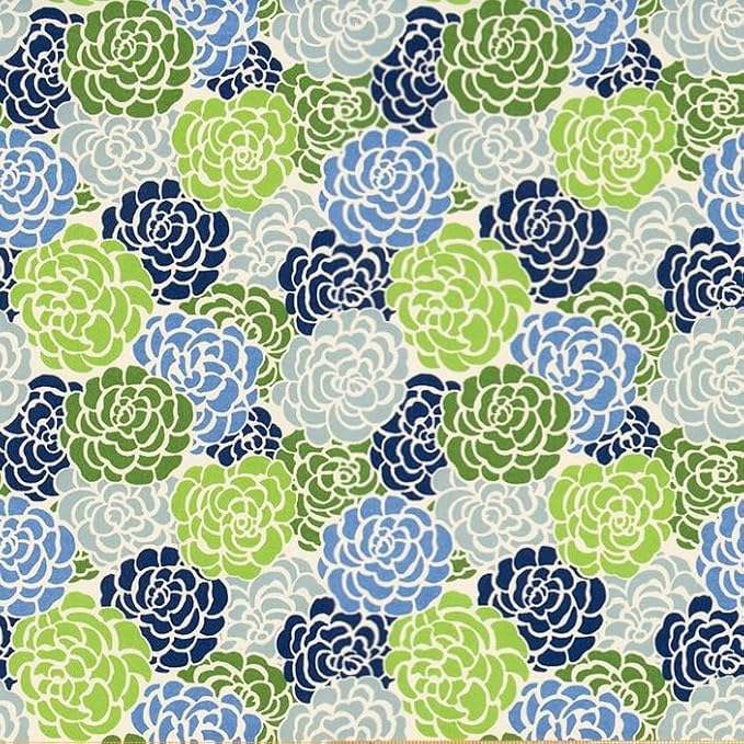 RSH DECOR: Tufted U-Shapes & Lumbars 2 of Each | 19” x 19” & 20" x 12" | Water-Resistant Spun Fabric | Outdoor Wicker Cushions & Support Pillows for Patio Furniture | Livi Courtyard Floral-Made in USA