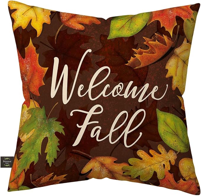 Briarwood Lane Fall Indoor/Outdoor Pillow 17x17 Leaf Toss for Fall Pillow