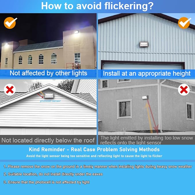 ledmo 150W LED Wall Pack with Photocell Dusk to Dawn Outdoor Lighting | 5000K 21000LM Waterproof Commercial Fixture 100-277V Equivalent Energy Save Flood Lights for Building Yard Warehouse Garage