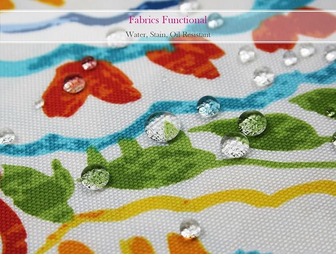 Outdoor Waterproof Decorative Throw Pillow Cover for Patio Furniture, 18x18 Inch Fade Resistant Patio Garden Cushion Cover for Couch Bed Sofa, Paisley Multi