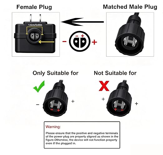 24V Power Supply for Low Voltage Landscape, 24V 1A 24W Outdoor Power Adapter,Permanent Outdoor LED Transformer Replacement-Black