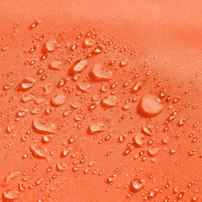 MIULEE Pack of 2 Waterproof Pillow Inserts Bundle Pack of 2 Outdoor Pillow Covers Orange 18x18 Inch