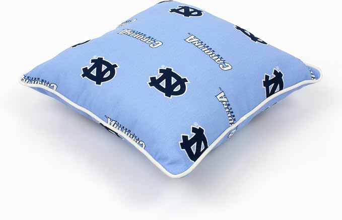 College Covers North Carolina Tar Heels Outdoor Decorative Pillow Pair, 16" x 16"