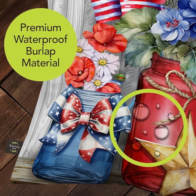Briarwood Lane Spring Indoor/Outdoor Pillow 17x17 American Flowers for Spring Pillow