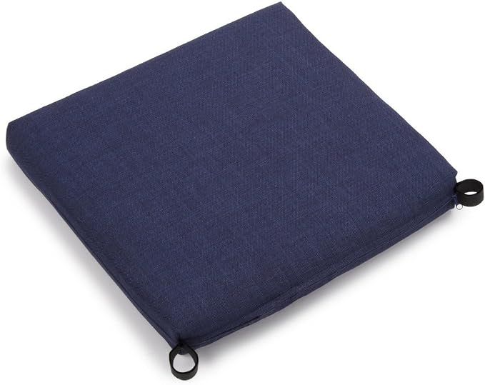Blazing Needles Outdoor Chair Cushion, 20" x 19", Azul 1 Count