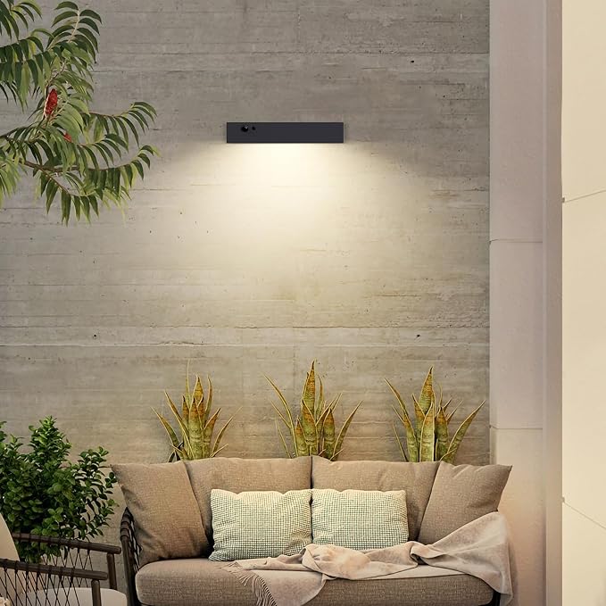 Solar Outdoor Lights, 4000K 1000LM Solar Light for House Numbers | 4 Modes, Solar Wall Light with Motion Sensor, Dusk to Dawn, Anti-glare Solar Sign Light for Address Sign, Front Door, Yard