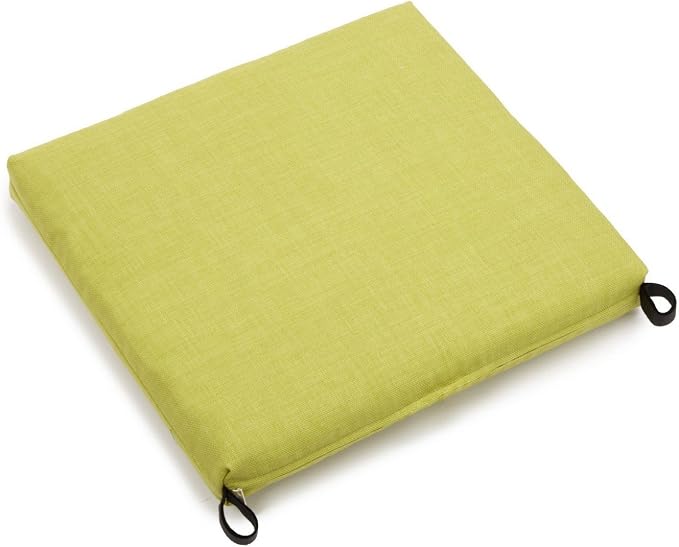 Blazing Needles Outdoor Chair Cushion, 20" x 19", Lime 1 Count