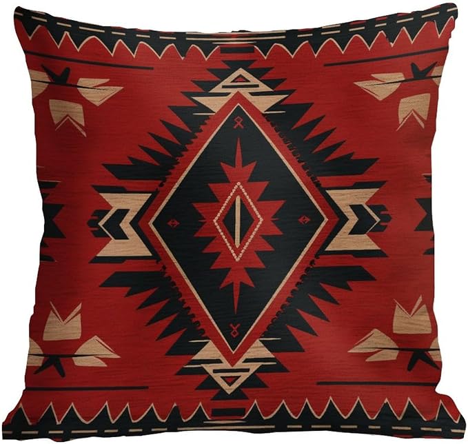 Cheyan Waterproof Farmhouse Throw Pillow Cover with Zipper Textile Pattern Pillow Cases Cushion Cover for Patio Outdoor Furniture Tent Garden Home Decorations 20x20in, Style, 28wbbfyutvmp