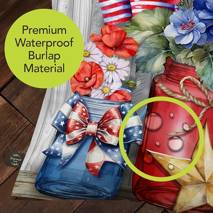 Briarwood Lane Spring Indoor/Outdoor Pillow 17x17 American Flowers for Spring Pillow