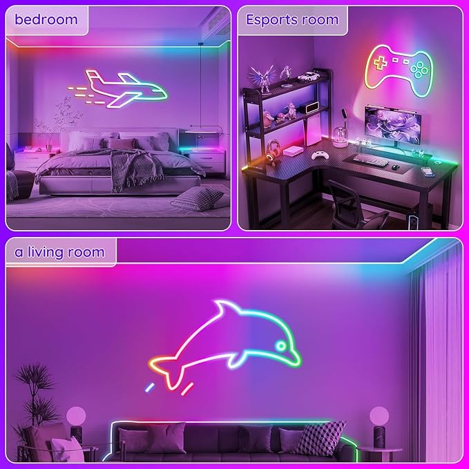 RCUICA 32.8FT Permanent Outdoor Lights Waterproof with Smart App Control Remote,DIY Scene Modes,Music Sync hronization,Eaves Lights for Garden Decor,Deck,Christmas
