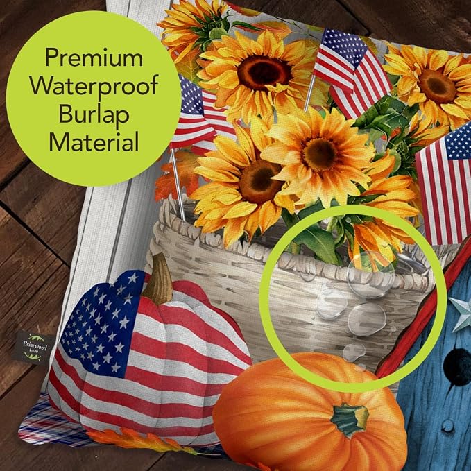 Briarwood Lane Fall Indoor/Outdoor Pillow 17x17 American Autumn for Fall Pillow