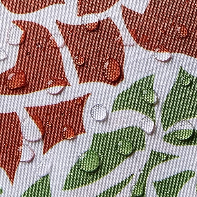 Allorry Outdoor Pillow Covers 20x20 Set of 2 Rust Flower Pattern Decoration Throw Pillow Covers for Spring Summer Outdoor Waterproof Furniture Garden Patio Sofa Bedroom Home Decor JB011-E20