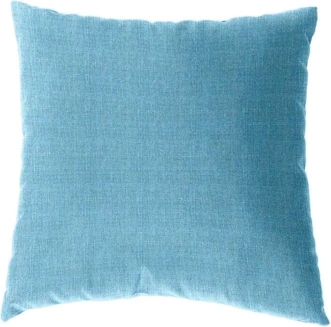 Cushion Source 17" x 17" Sunbrella Throw Pillow, Indoor/Outdoor Decorative Pillow, Fade and Water Resistant, Sunbrella Makers Cast Horizon