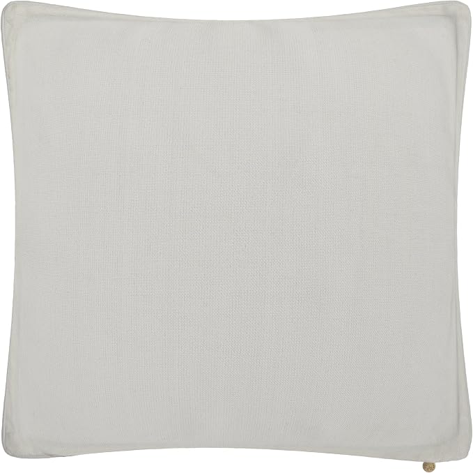 Fab Habitat Indoor/Outdoor Throw Pillow Made from Recycled Polyester Yarn - Double Sided, Stain Resistant, Machine Washable - Patio, Porch, Living Room - Rainforest - White Multi Floral (20" x 20")
