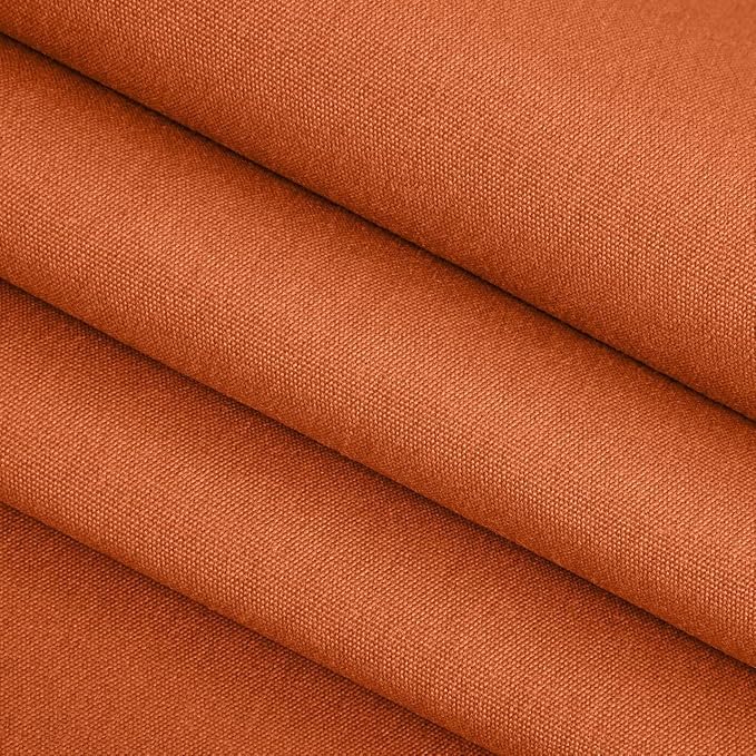 RSH DECOR: Sunbrella Lumbar Throw Pillows Set of 2 | 20" x 12" | Water and Fade-Resistant Performance Fabric | Outdoor Pillow Covers with Down-Alternative Inserts | Canvas Rust