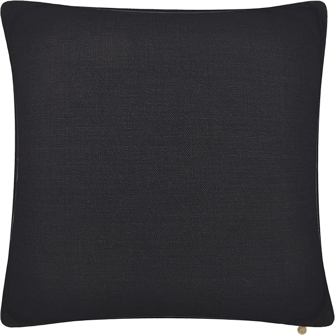Fab Habitat Indoor/Outdoor Throw Pillow Made from Recycled Polyester Yarn - Double Sided, Stain Resistant, Machine Washable - Patio, Porch, Living Room - Rainforest - Black Multi Floral (20" x 20")