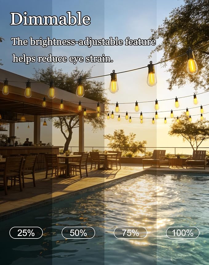 65ft-Solar-Powered-Lights-Outdoor-Waterproof-String Lights-Outside-Patio-Yard-Garden-Fence-Backyard-Deck-Porch-Balcony-Patios-Camping-Battery-Operated-LED-Fairy-Strip-Lighting-Hanging-Edison-Bulbs-S14