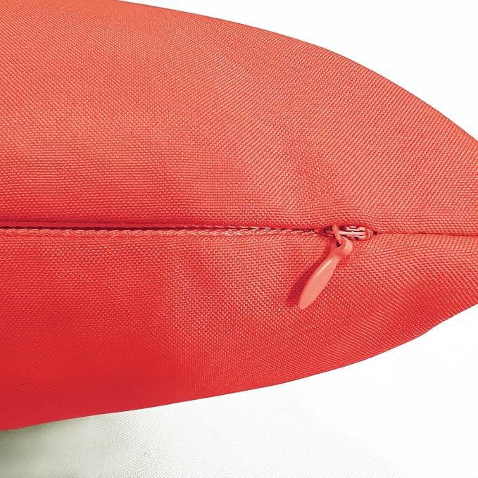 VAKADO 12x20 Outdoor Christmas Waterproof Throw Pillow Covers Set of 2 Decorative Outside Patio Furniture Cushion Cases Decor for Garden Bench Porch Couch Tent,Red