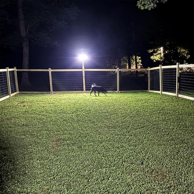 MDCMDCM Solar Lights Outdoor Waterproof Motion Sensor - 3000 Lumens 5-Head Adjustable Solar Flood Light, IP65 Waterproof Solar Security Light for Yard, Garage, Driveway, Garden(with Stakes, 4)