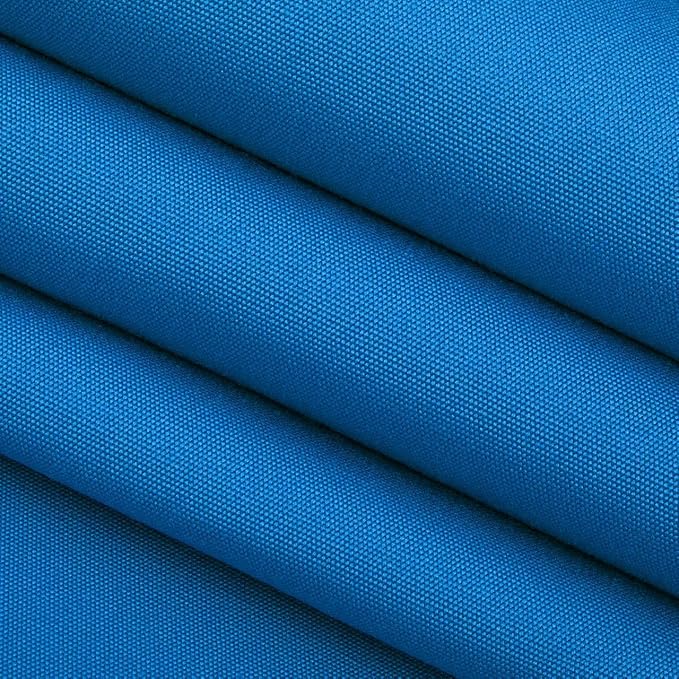 RSH DECOR: Sunbrella Lumbar & Square Pillows Set of 4 | 20" x 12" & 17" x 17" | Water and Fade-Resistant Performance Fabric | Outdoor Throw Pillows for Patio Furniture | Canvas Pacific Blue
