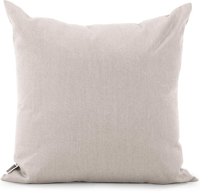 Howard Elliott Collection Fluffy Square Throw Pillow, Premium Stuffer Decorative Comfortable Sleeper Cushion, Soft Square Pillow Insert for Bedroom, Couch & Sofa, 20 x 20 Inch, Seascape Sand
