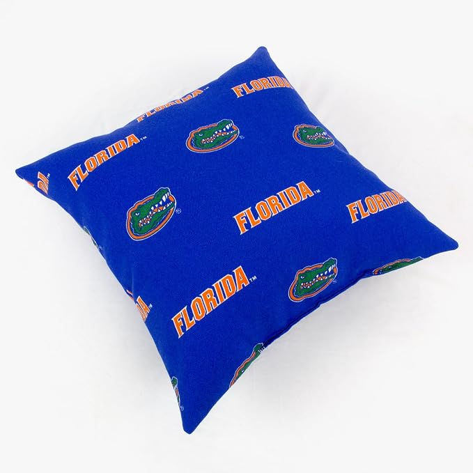 College Covers Florida Gators Outdoor Decorative Pillow Pair-(2) 16" x 16" Pillows