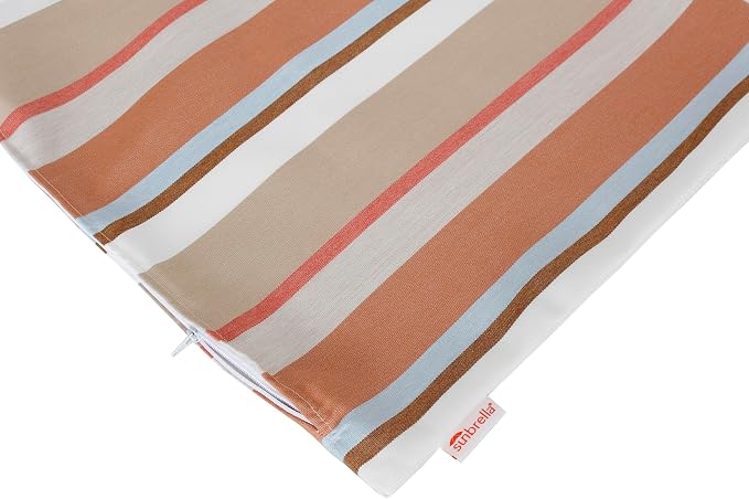 Outdoor/Indoor Sunbrella Throw Pillows Square Set of 2 Pieces 16 inch x 16 inch Beaming Mojave - Cover Only, Insert Not Included