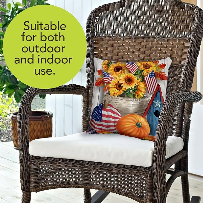 Briarwood Lane Fall Indoor/Outdoor Pillow 17x17 American Autumn for Fall Pillow