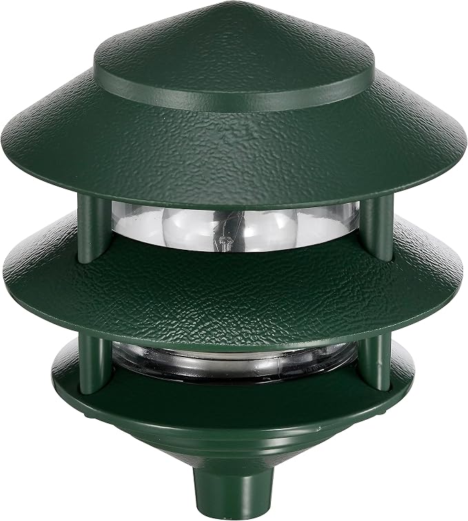 Nuvo Lighting SF77/323 Transitional One Light Landscape in Bronze/Dark Finish, 2 Tier-Small, Green (Pack of 12)