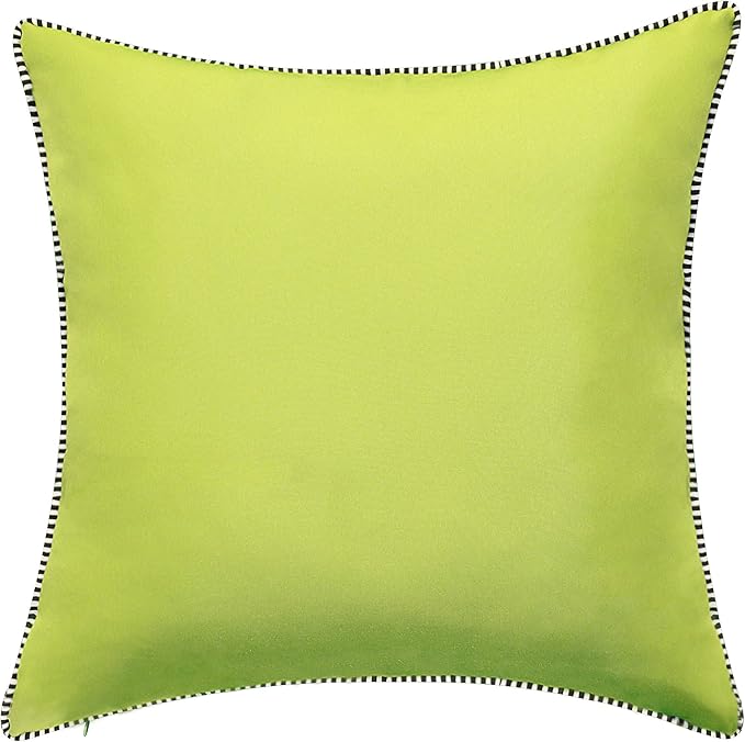 Bees & Flowers Dimensional Indoor/Outdoor Decorative Pillow, 18x18, Multi