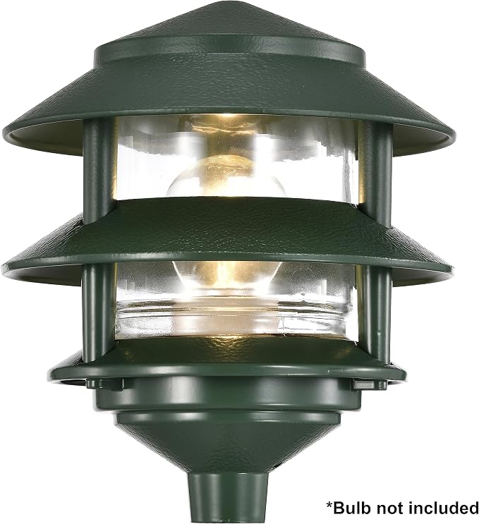 Nuvo Lighting SF77/323 Transitional One Light Landscape in Bronze/Dark Finish, 2 Tier-Small, Green (Pack of 12)
