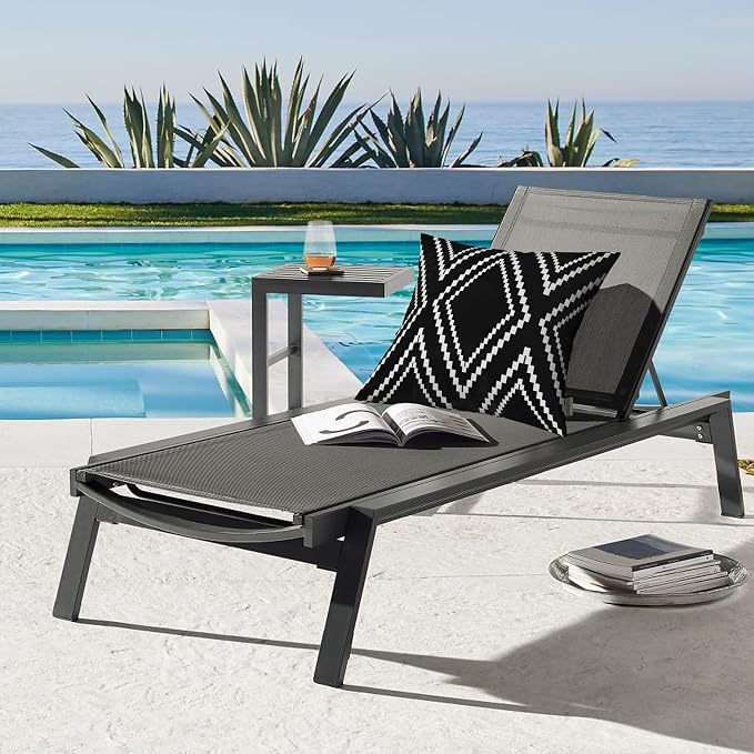 Outdoor Pillows Cover Waterproof Set of 2, Geometric Black and White Throw Pillows Cover for Patio Furniture, Outdoor Pillow Covers for Couch, Black (Black&White-01, 16x16 Inch)