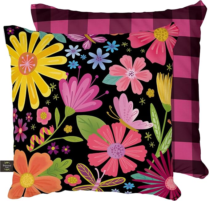 Briarwood Lane Spring Indoor/Outdoor Pillow 17x17 Spring Fling for Spring Pillow