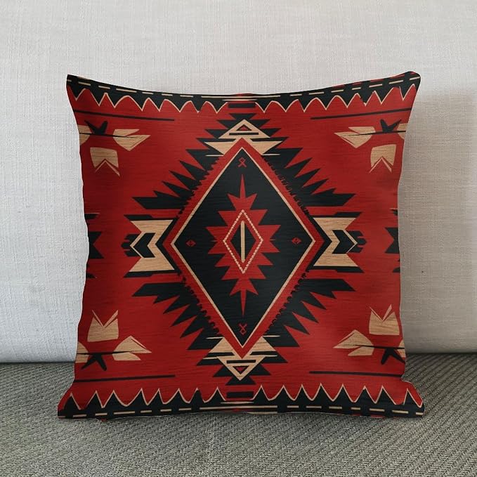 Cheyan Waterproof Farmhouse Throw Pillow Cover with Zipper Textile Pattern Pillow Cases Cushion Cover for Patio Outdoor Furniture Tent Garden Home Decorations 20x20in, Style, 28wbbfyutvmp