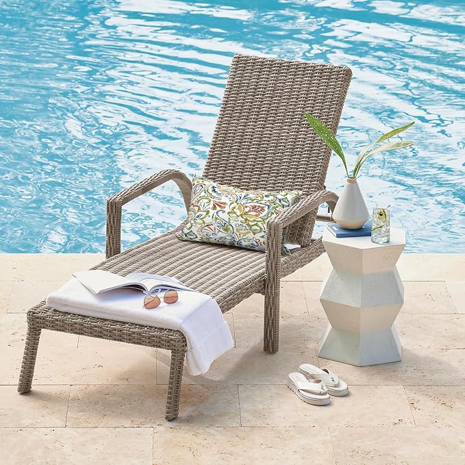 DYTXIII Pack of 2 Outdoor Waterproof Lumbar Pillow Covers ONLY, 12x20 Rectangle Decorative Double Printed Pillow Cases for Patio Couch Porch Furniture - Paisley Botanical