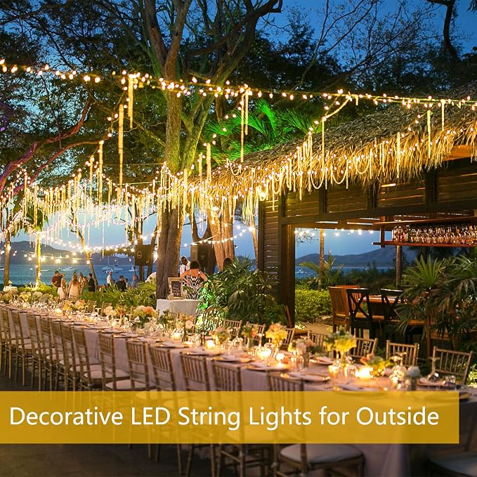 Solar String Lights Outdoor, 2 Pack 400LED 144FT Extra-Long Fairy Lights | 8 Lighting Modes, Copper Wire, Memory Function, Auto On/Off, Waterproof Twinkle Lights for Tree Garden Patio Party Xmas Decor