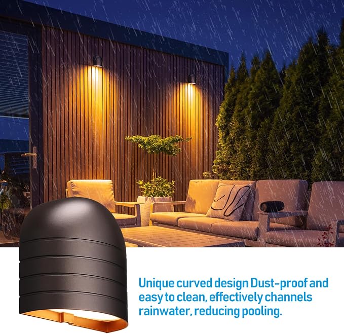 LEONLITE 6-Pack 5CCT Low Voltage LED Deck Lights, 250LM Ultra Bright | 1800K/2700K/3000K/4000K/5000K, CRI90, 12-24V AC/DC, Anti Glare Step Railing Light, Fence Down Light, IP65, Oil Rubbed Bronze