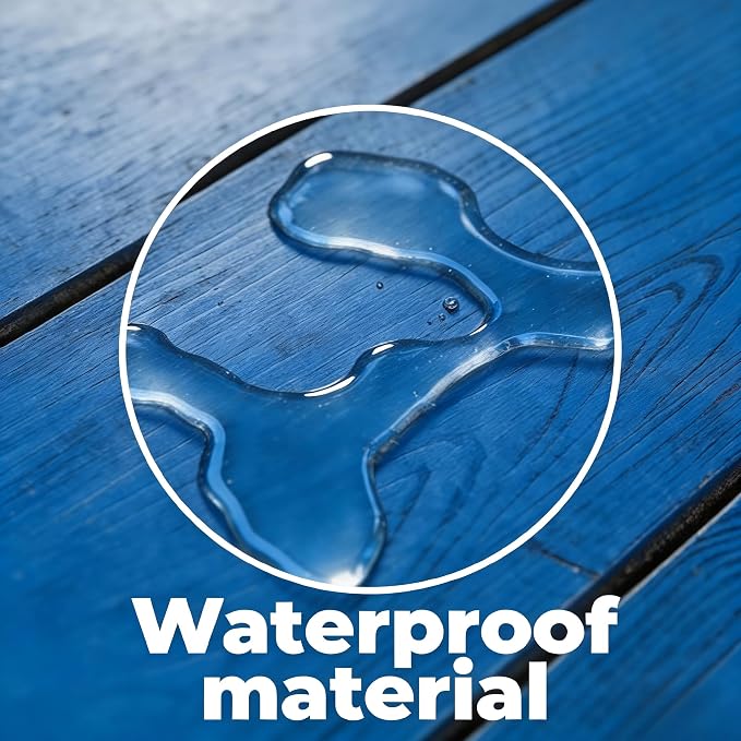 Outdoor Bar Table, HDPE, Lake Blue
