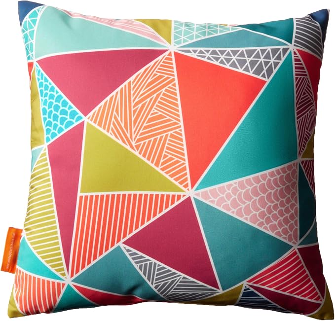 Modway Outdoor Indoor All Weather Patio Throw Pillow in Mosaic