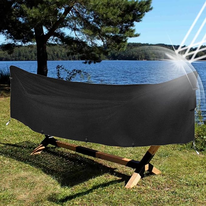 Hammock Cover - Heavy Duty UV Protection - Hammock Stand Protective Cover,for Summer Winter Camping Travel Hiking Climbing Park Beach Patio