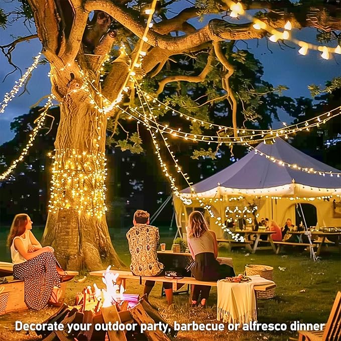 JMEXSUSS 150 LED String Lights for Bedroom, Classroom Lights Plug in | Connectable Warm White Christmas Lights Indoor , 59ft Twinkle Fairy Lights for Room Wedding Dorm Party Christmas Tree Decor