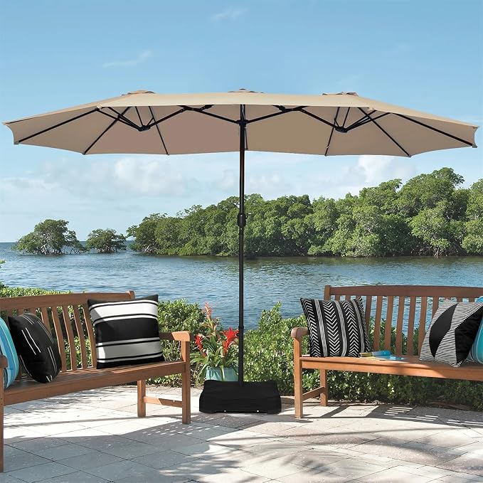 Adabana Set of 4 Outdoor Waterproof Pillow Covers 18x18 Black and White | Modern Geometric Throw Pillows Cover Decorative Boho Pillow Covers for Patio, Garden, Porch