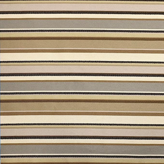 RSH DECOR: Sunbrella Square Throw Pillows Set of 4 | 17" x 17" | Water and Fade-Resistant Fabric | Outdoor Pillow Covers with Down-Alternative Inserts | Made in USA (Sandestin Zone Eclipse)
