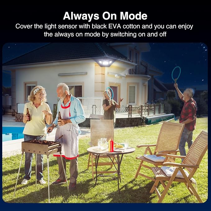 Onforu 100w Dusk to Dawn Outdoor Lighting,11000LM Led Outdoor Light from Dusk Till Dawn,Super Bright Flood Light,IP66 Waterproof Exterior Security Black Light Fixture,3 Heads Photocell for Garage,Yard